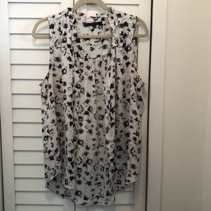 RW & Co size XL button down sleeveless blouse